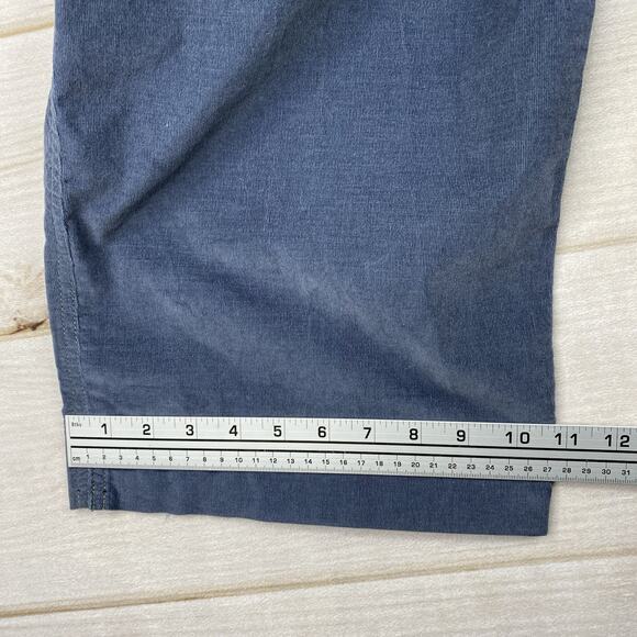 J Jill Pant Womens 16W Blue Fine Wale Corduroy Wide Leg Crop Minimalist NWT - Picture 7 of 11